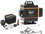 Nivela laser pentru construcții, 4D, Hilda, Profesionala, 16 linii, 4x360º, IP-54, Precizie milimetrica, acumulator reincarcabil, telecomanda și accesorii incluse